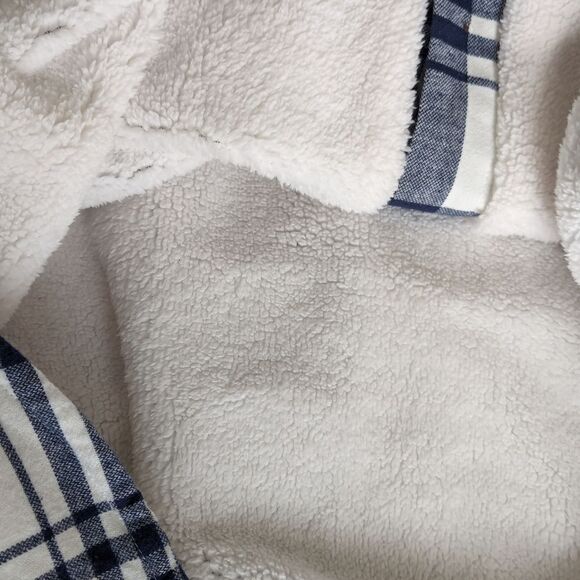 J.Crew Plaid Sherpa Lined Flannel Camp Jacket | Cozy Cabin Wear 2X NWT - Picture 10 of 13